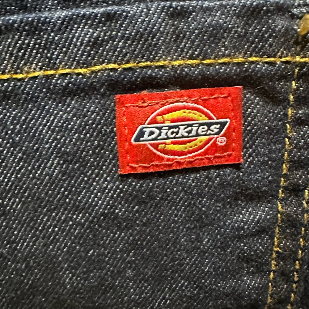 Dickies Dark Blue Perfect Shape Bootcut Flare Denim Jeans NWT Size 14T - Picture 5 of 6